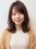 コア(CoRe.gn)&nbsp;大人可愛いパーマ×春カラーレイヤーカット小顔