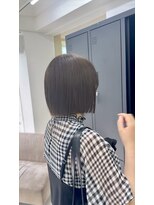 エイチピー 並木坂(H.P)&nbsp;ミニボブ×オリーブグレージュ×透明感カラー