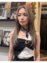 グッドフェローズ キタホリエ(GoodFellas kitahorie)&nbsp;自然なレイヤーで叶える透明感ハイトーンブリーチデザインカラー