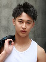 ラクーントウキョウ(RACCOON.TOKYO)&nbsp;短髪アップバングソフトツイストピンパーマツイスト