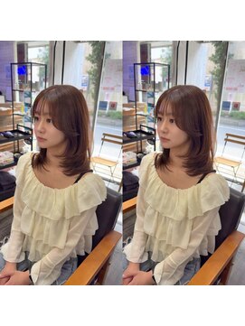 カルフール ロコ 草加西口店(Carrefour LOCO) ショコラブラウン×ミディアムレイヤー