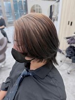 キーン 渋沢(KEEN.)&nbsp;ルーツカラー/ブリーチあり/10代/20代/ベージュ/デザインカラー