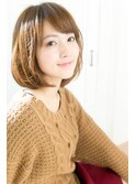 丸いフォルムの結べる大人可愛いボブ[恵比寿駅/髪質改善]