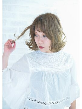 ポリッシュヘアーメイク 金町店(POLISH hair make) 外ハネ波ウェーブ