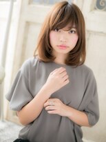 クオーレ ヘア アンジュ 水戸店(CUORE HAIR ange)&nbsp;*ange水戸*…毛先パーマで大人かわいいワンカールセミディa