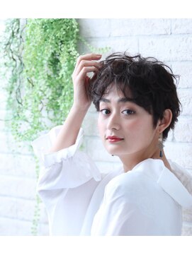 ソア 武蔵小杉(SOAR) 毛先パーマネオウルフ小顔外ハネボブアッシュブラウン