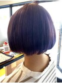 ラベンダー×ボブ