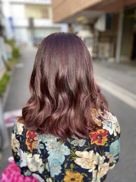 アルート 町田店(aroot) イルミナカラーでピンクバイオレット