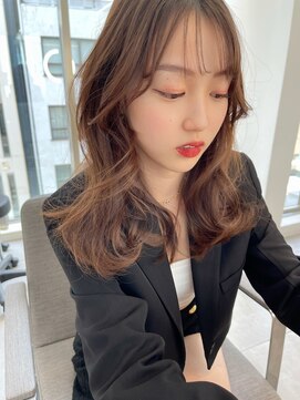 ノク(nok) ワンホンレイヤーブラウン_マロンベージュニュアンスカラー