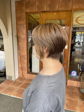 サロンド マーチ ☆大人ハイライト、大人ボブ☆