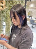 【ZEST三鷹 平野葵】インナーカラー×ラベンダーブルー