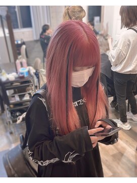 ルフレ 新宿本店2nd(Reflet) お客様カタログ#新宿髪質改善ブリーチハイトーンエクステ韓国