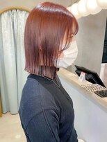 ロンドシエル 横浜(Lond ciel)&nbsp;顔周り韓国ボブ前髪×ショコラアッシュ【横浜】