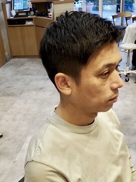 ヒート トウキョウ 目黒店(HEAT TOKYO) ツイスパセンターパートマッシュ波巻きダウンパーマメンズ目黒