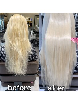 トルネード(TORNADO) 幹国風艶髪ストレート LAケラチントリートメント 美髪 M0427