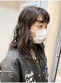 ミディアムウェーブパーマ◎ パーマ/前髪パーマ/蔵前/浅草