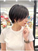 前髪なし/ハンサム/ショート/分け目なし/20代30代40代@小原拓馬