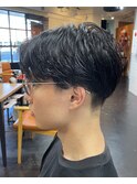 センターパート/ハンサムショート