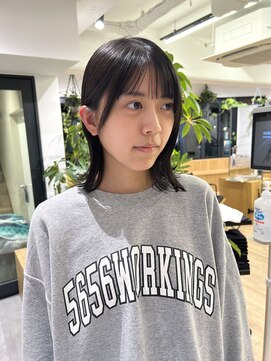 オーシャン(Ocean) 【OceanHair&Life 田中愛梨】10代20代切りっぱなし外ハネ