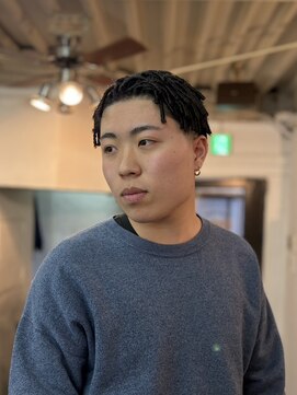 ビーバイエイトジェンツ(Bee by EIGHT GENTS) カルマパーマ/ベリーショート/ダークアッシュ/ニュアンスパーマ