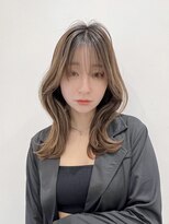 トルネード(TORNADO) 大人ヘア前髪ありシースルーバングワンホンヘアひし形K20240308