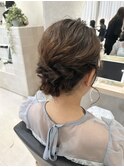 《zina福岡天神》お呼ばれヘアセット シニヨンヘア