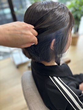 ミラシィ 成田(Mirashy) ボブ×インナーブルー♪