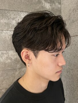 ニアウ 伊勢崎連取店(Niau) メンズマッシュウルフニュアンスパーマメンズパーマ