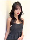 前髪 こなれミディ イメチェン ウェーブパーマ 韓国マッシュ