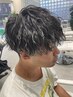 【新規限定】メンズカット+ツイストスパイラルパーマ￥9500