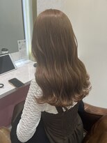 オレンジベージュケアイルミナカラーダブルカラーブリーチなし