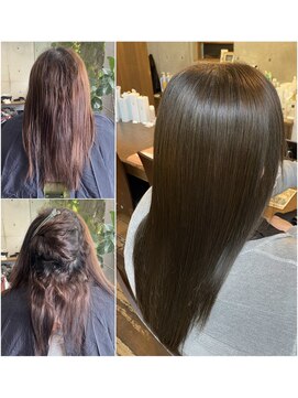 メロウヘアムーン(mellow hair moon) mellowhair moonの髪質改善ストレート