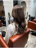 髪質改善カラー×アッシュブラウン【銀座,銀座一丁目美容室】