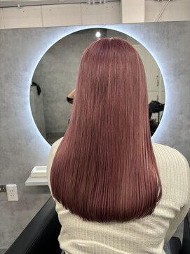 アイ(_i) #ピンクベージュ#ブリーチカラー