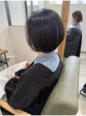 ショートボブ/センターパート/四街道【積田佳奈】