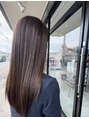 アン(Un) オススメ髪質改善酸性ストレート♪Aujuaヘアケアで更に艶感UP!