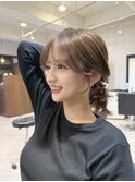 韓国ヘア/似合わせ/レイヤーカット/前髪/谷町四丁目