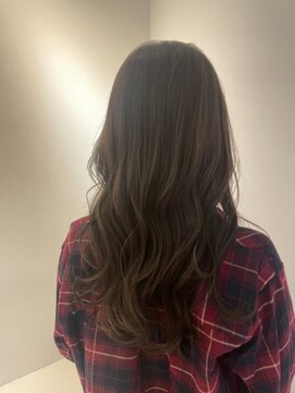 ジーナ 船橋(Zina) 髪質改善＊ロングレイヤーグレーベージュ＊美髪【Zina船橋】