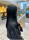 梅雨に勝つ！縮毛矯正/黒髪ロング