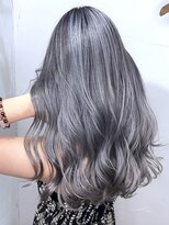 ブレイズヘアー(BLAZEhair)&nbsp;【圧倒的ツヤ感】ホワイトシャドールーツ×ブリーチ３回