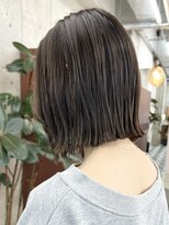 ノード(NODE)&nbsp;栄タッセルボブくびれ透明感ベージュヘア