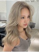 韓国ヘアーハッシュカットレイヤーカットハイライトカラー