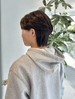 シエル バイ ケンジ 登戸 生田(CIEL by KENJE)&nbsp;韓国ヘアセンターパートフェザーパーマメンズ毛流れ