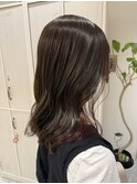 ブリーチなしインナーカラー