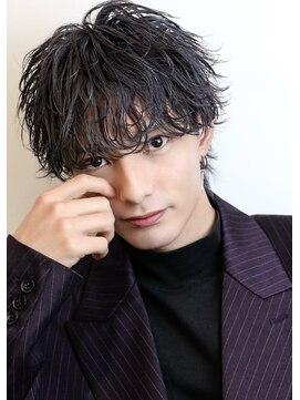 オーシャントーキョーウエスト 心斎橋 (OCEAN TOKYO WEST) シャドウパーマ無造作マッシュ