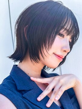 ロンド 表参道店(Lond) オリーブグレー/レイヤーカット/黒髪/マロンベージュ/横浜