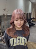 韓国ヘアピンクベージュ