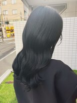 ナフィ バイ エイム 町田店(Nafie by eim) 髪質改善/顔周りレイヤー/ブルーブラック/ロングヘア/小顔カット