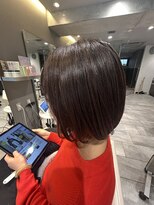 ヒスイバイケンジ(hisui by KENJE)&nbsp;ショートボブ/大人ボブ/ふんわりショート/顔周りカット