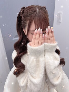 リシェル 原宿店(Ricel) 編みあげハーフツイン